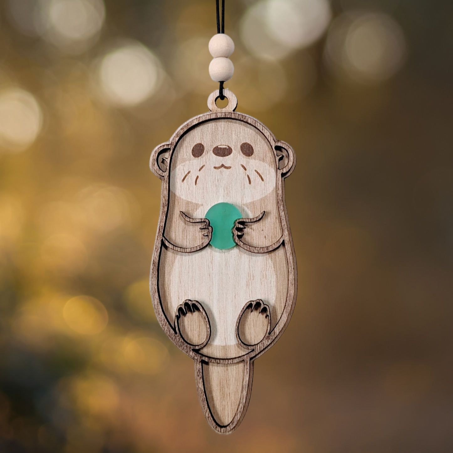 Sea Otter Christmas Ornament - 2025 Optional