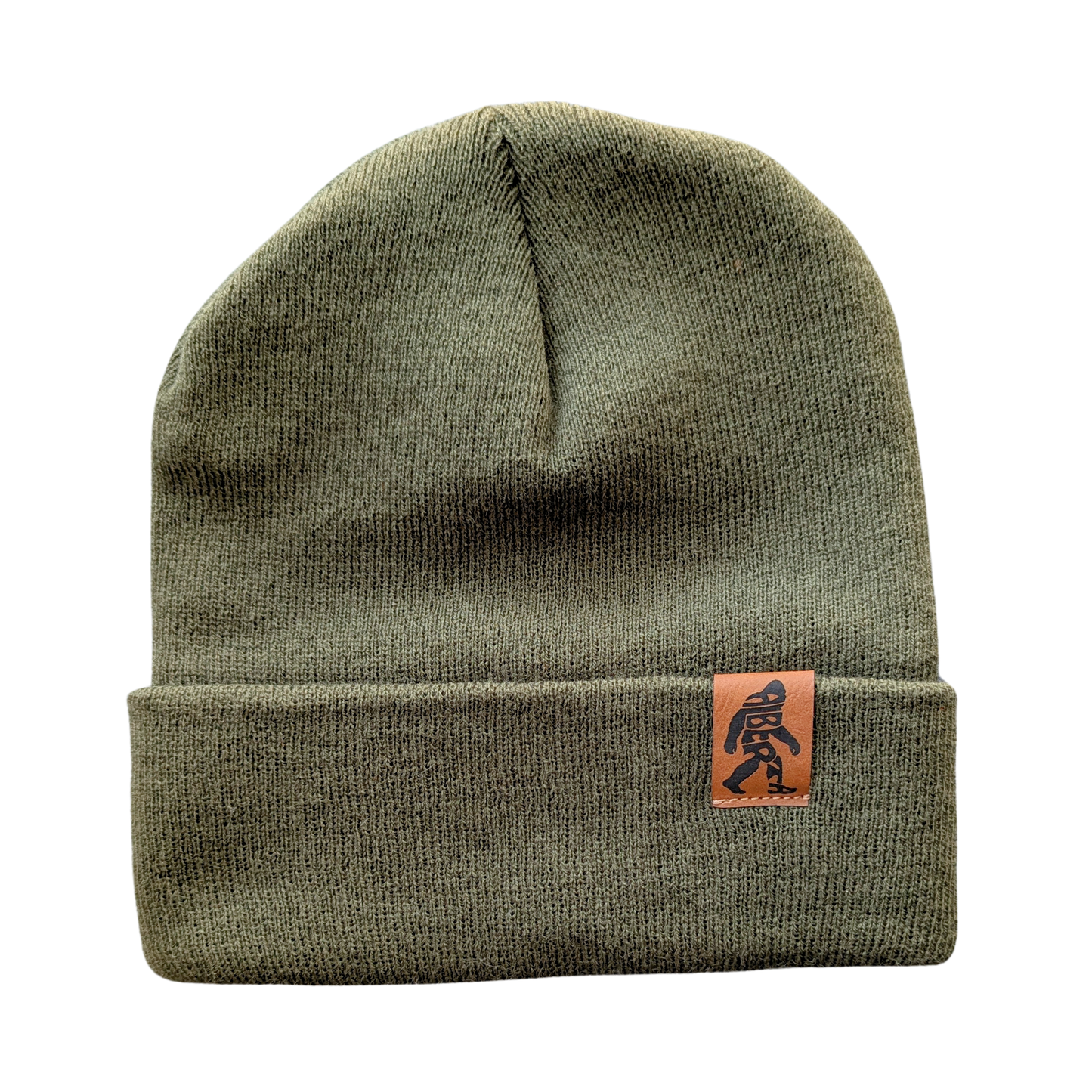 Canada-Made Cuffed Toque / Beanie w Alberta Sasquatch Tag