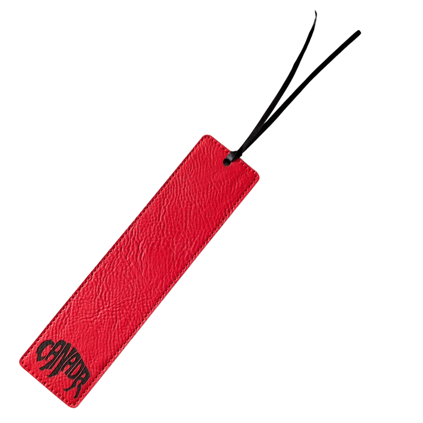 Canada Bison (Buffalo) Typography - Leatherette Bookmark
