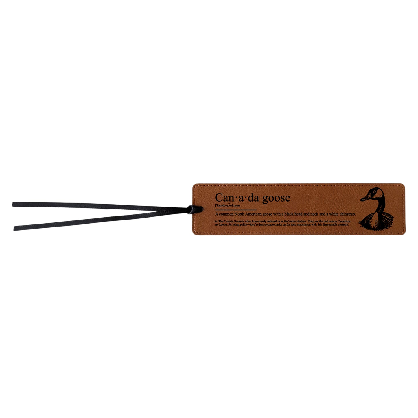 Canada Goose Definition - Leatherette Bookmark
