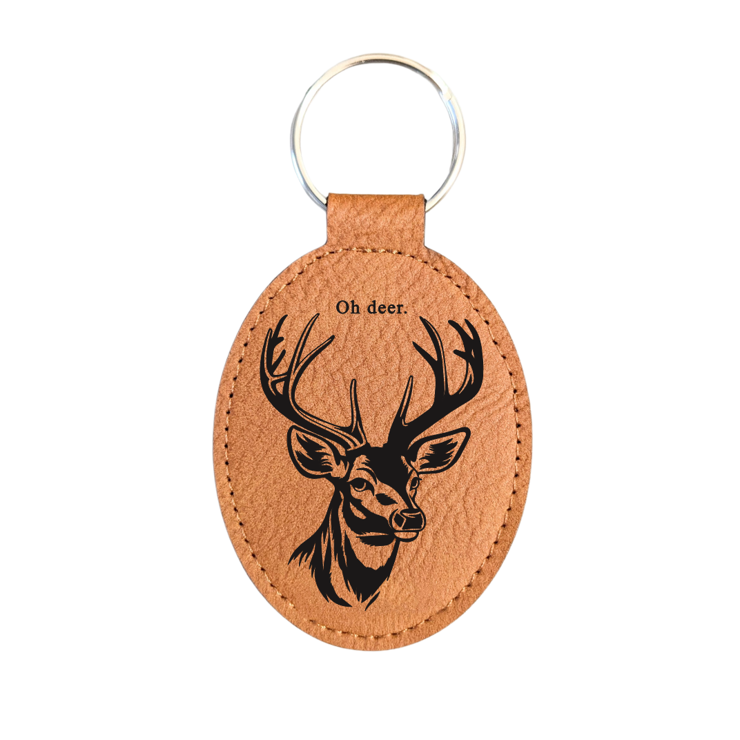 White-tailed Deer - Canada Souvenir Keychain