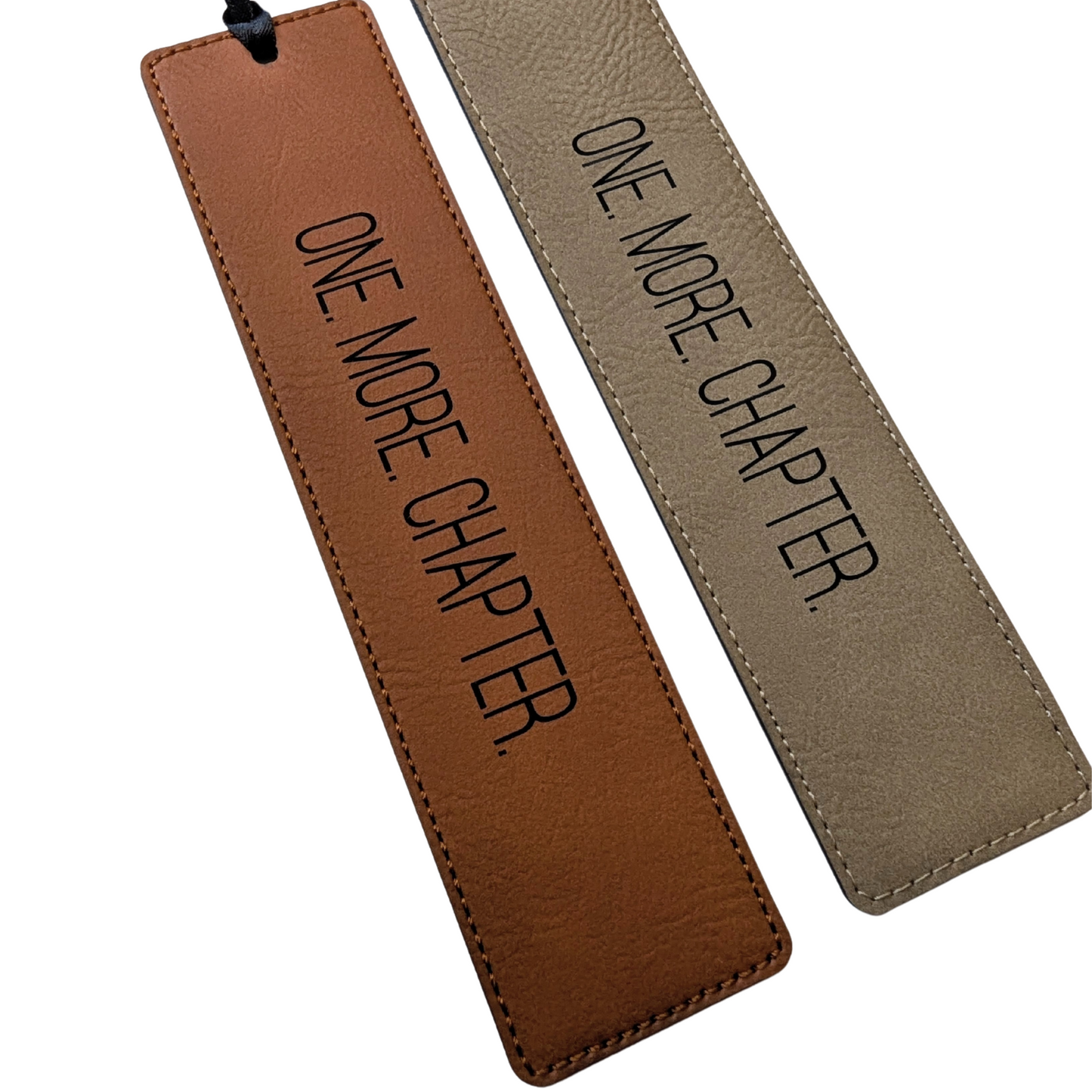 One. More. Chapter. Leatherette Bookmark