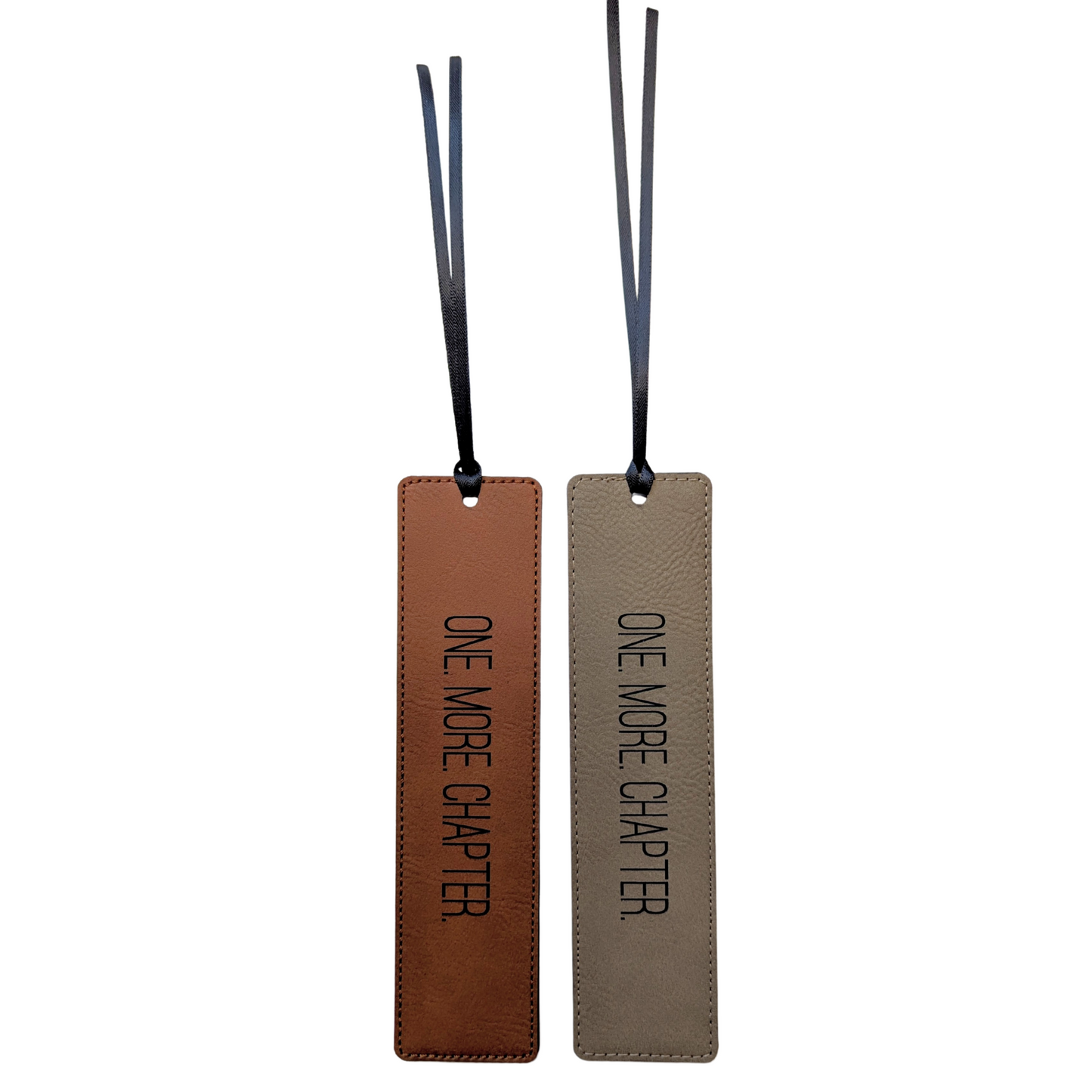 One. More. Chapter. Leatherette Bookmark