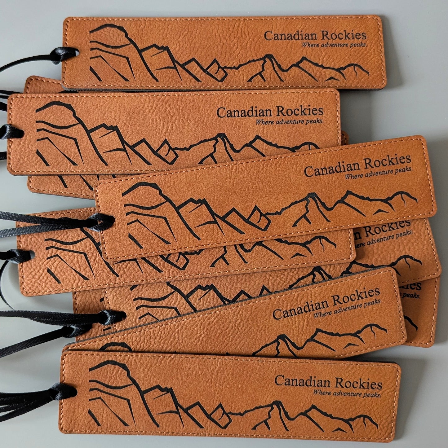The Canadian Rockies - Leatherette Bookmark