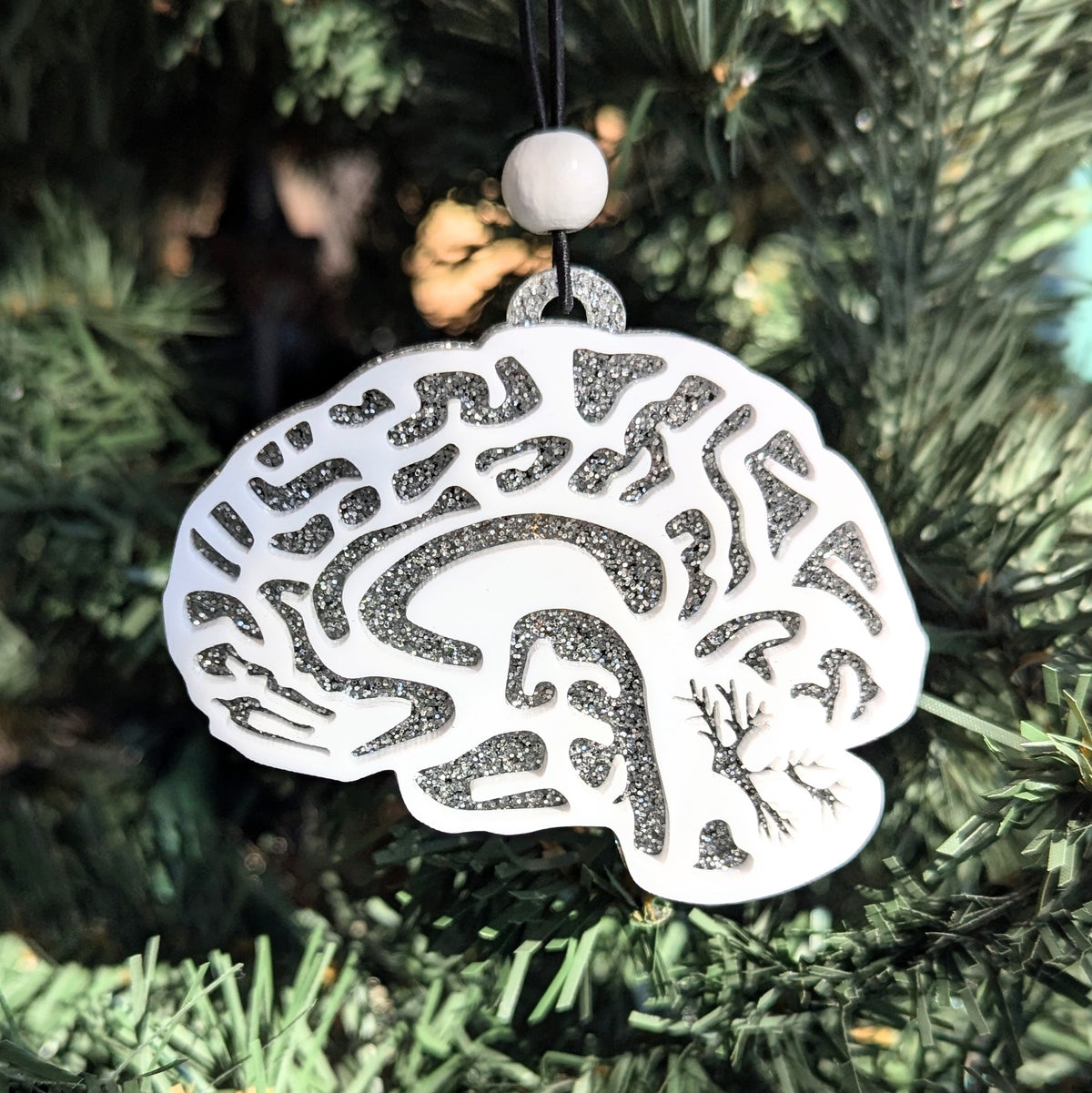 Brain Acrylic Ornament