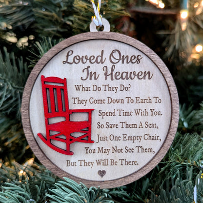 Christmas in Heaven Memorial Ornament