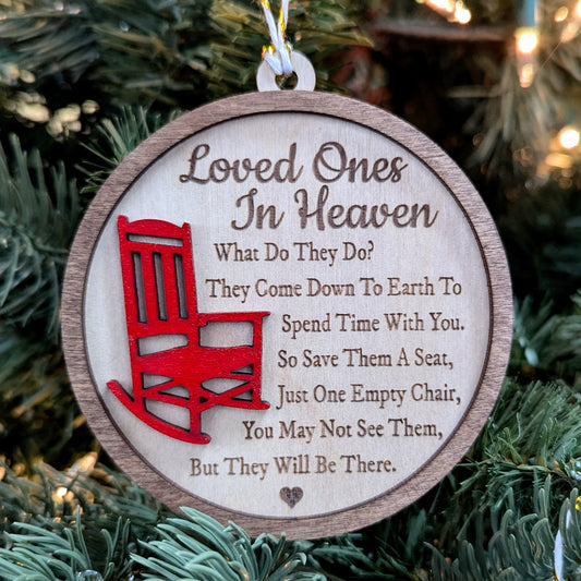 Christmas in Heaven Memorial Ornament