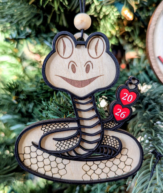 Snake Christmas Ornament  - 2026 Optional