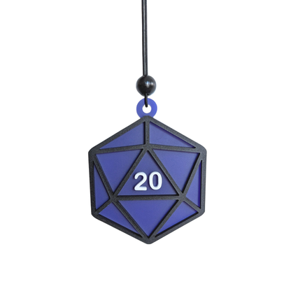 Classic D20 Dice Fridge Magnet OR Ornament
