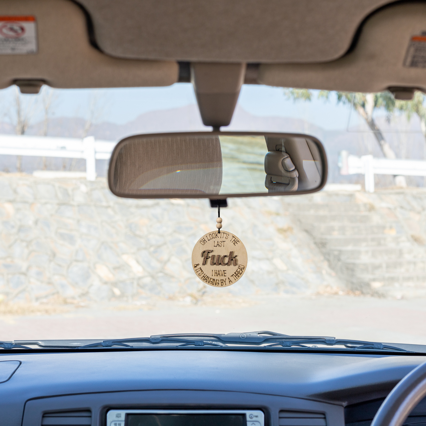 Funny "Last F*ck I Have" Ornament/Car Mirror Charm