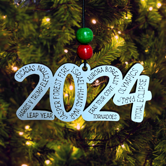 2024 Current Events Ornament (Year in Review)