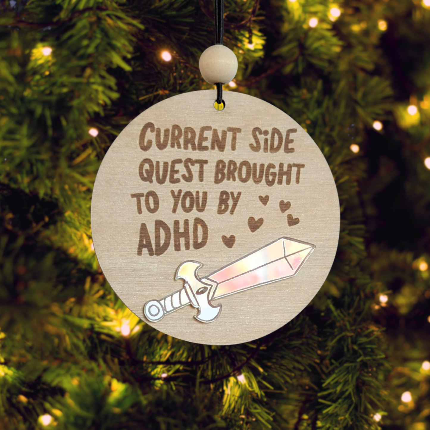 Current Side Quest Brought To You By ADHD - Christmas Ornament