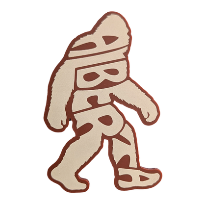Alberta Sasquatch Typography Engraved Magnet