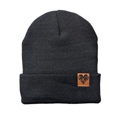 PRE-ORDER Canada-Made Cuffed Toque / Beanie w Calgary Heart Tag