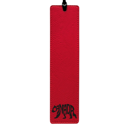 Canada Bear Typography - Leatherette Bookmark