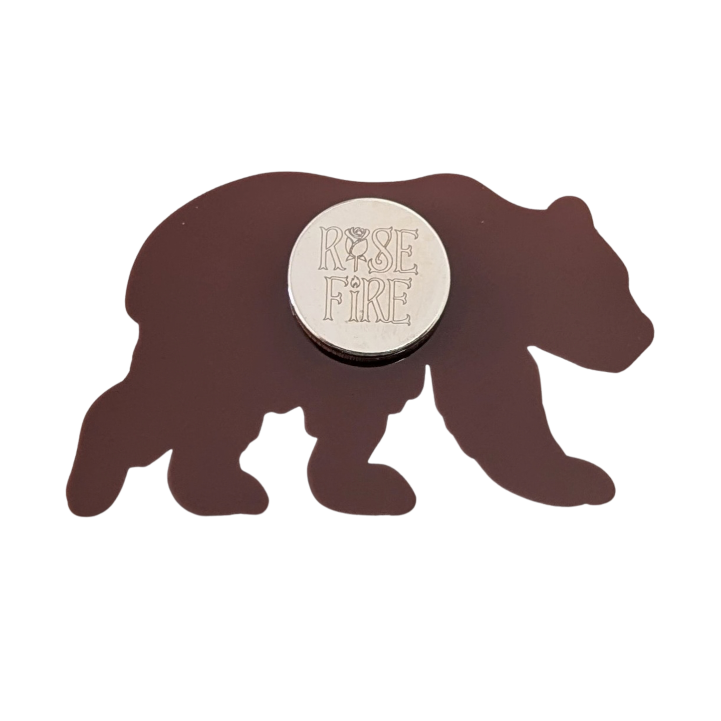 Canada Bear Typography Magnet (3D Acrylic)