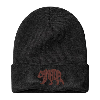 PRE-ORDER Canada-Made Cuffed Toque / Beanie w Canada Bear Embroidery