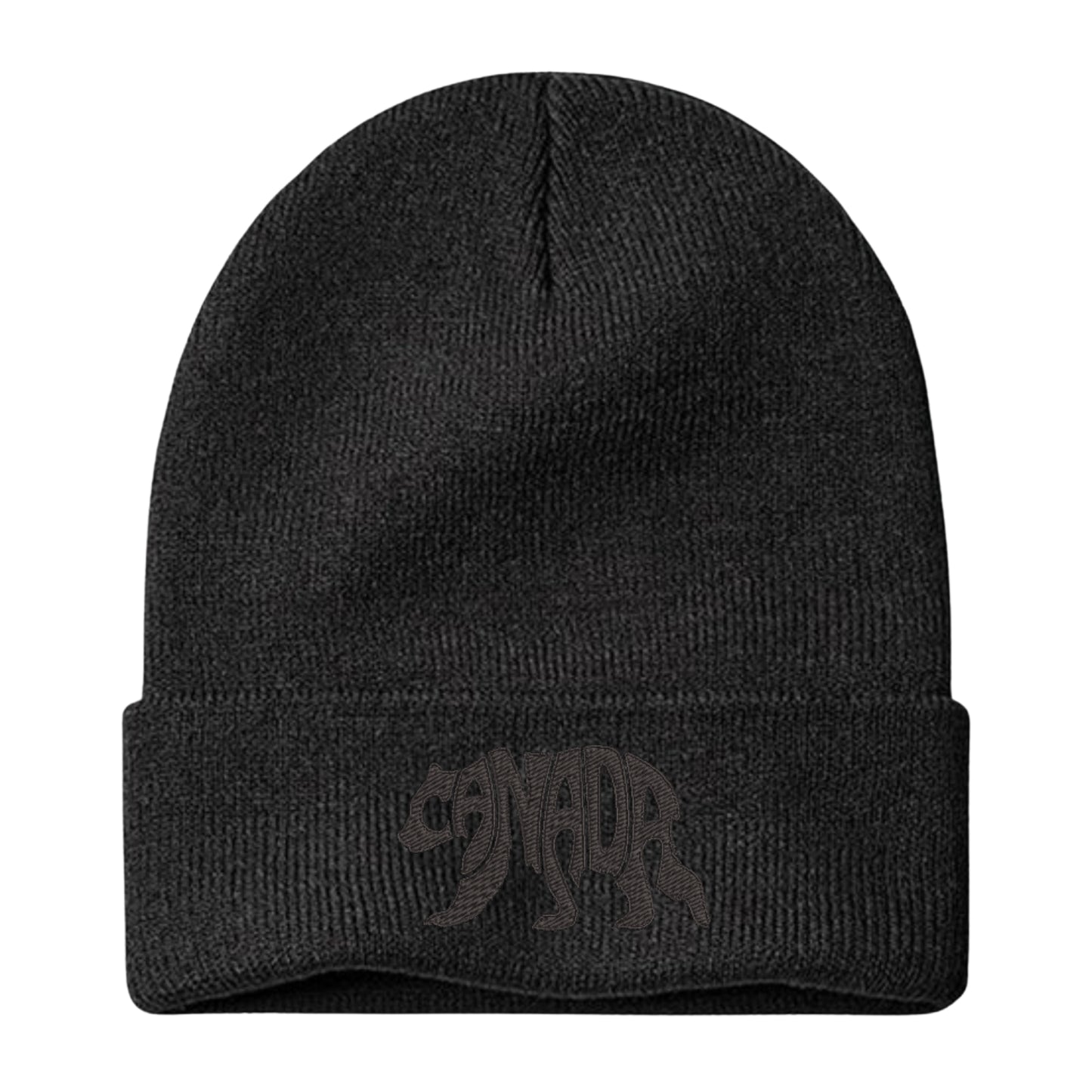 PRE-ORDER Canada-Made Cuffed Toque / Beanie w Canada Bear Embroidery