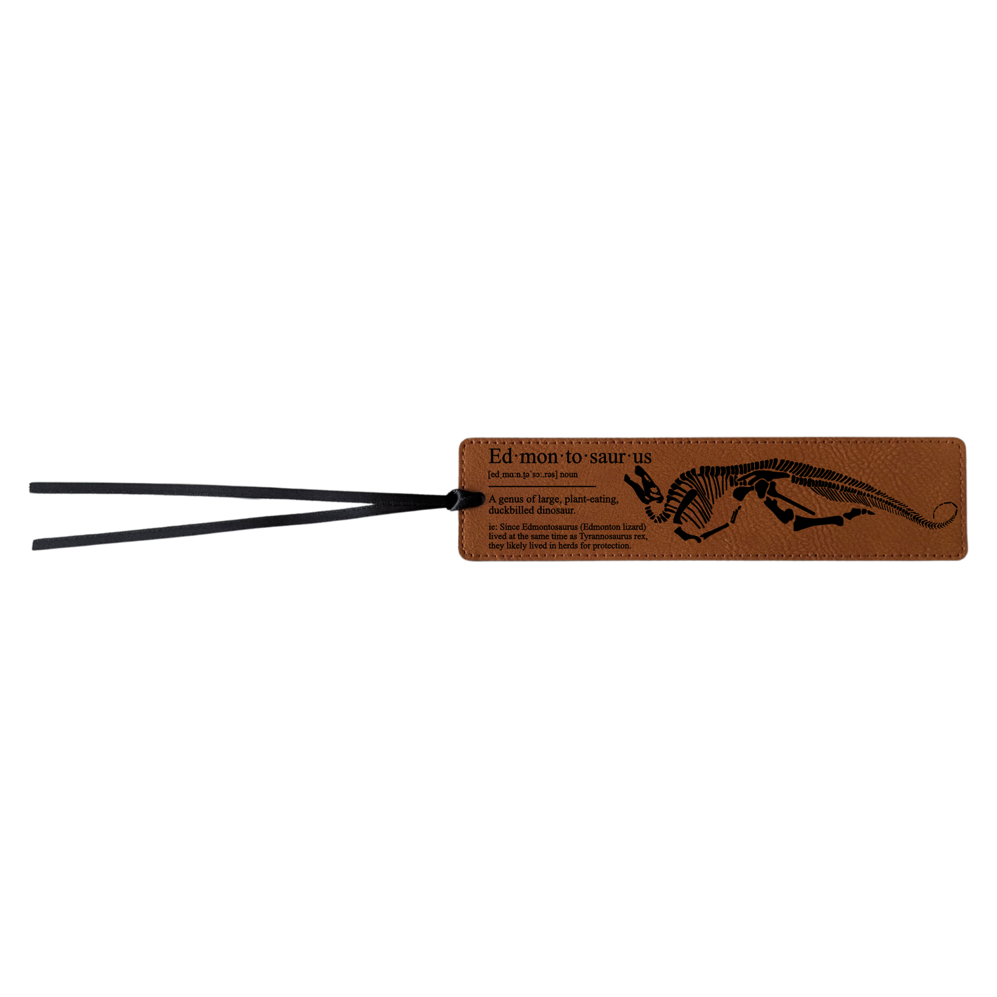 Edmontosaurus Definition - Leatherette Bookmark