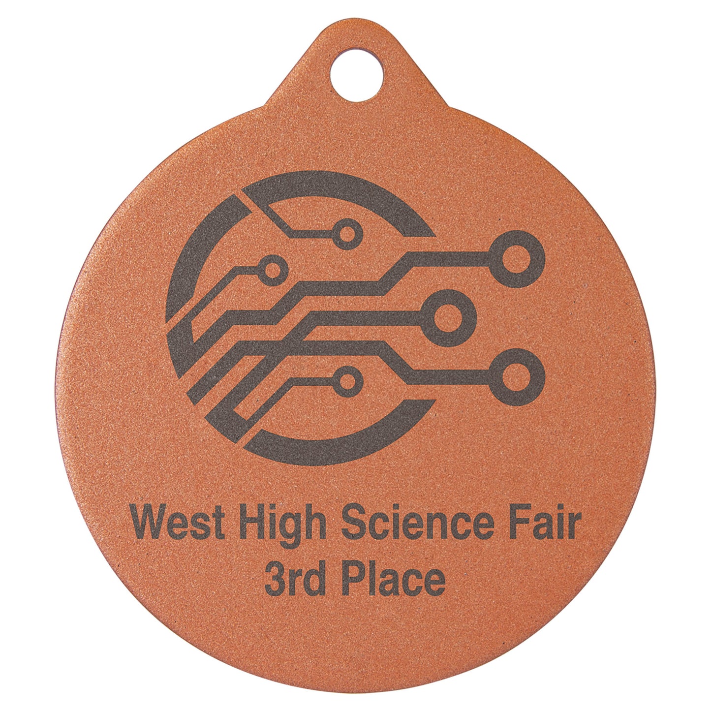 Science fair sample medal - order your custom medal today