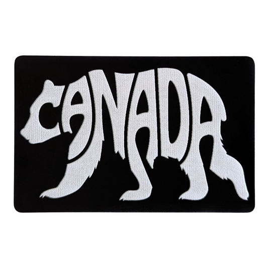 Canada Bear Typography Souvenir Magnet