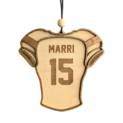 Football Jersey Personalized Tree Ornament