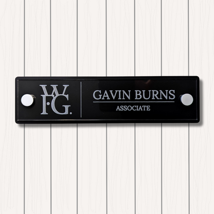 Logo and Name Plate - Door Name Plaque