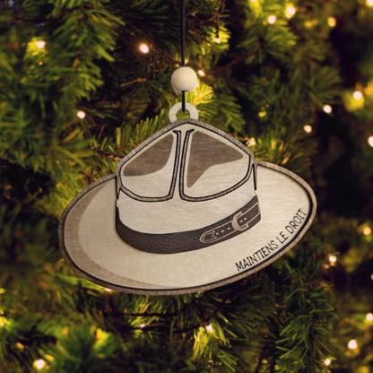 RCMP Stetson Christmas Ornament/Car Mirror Charm