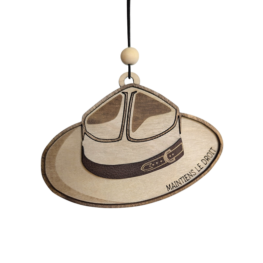 RCMP Stetson Christmas Ornament/Car Mirror Charm