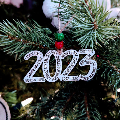 2023 Current Events Ornament - Chat GPT, Eras Tour, King Charles and more