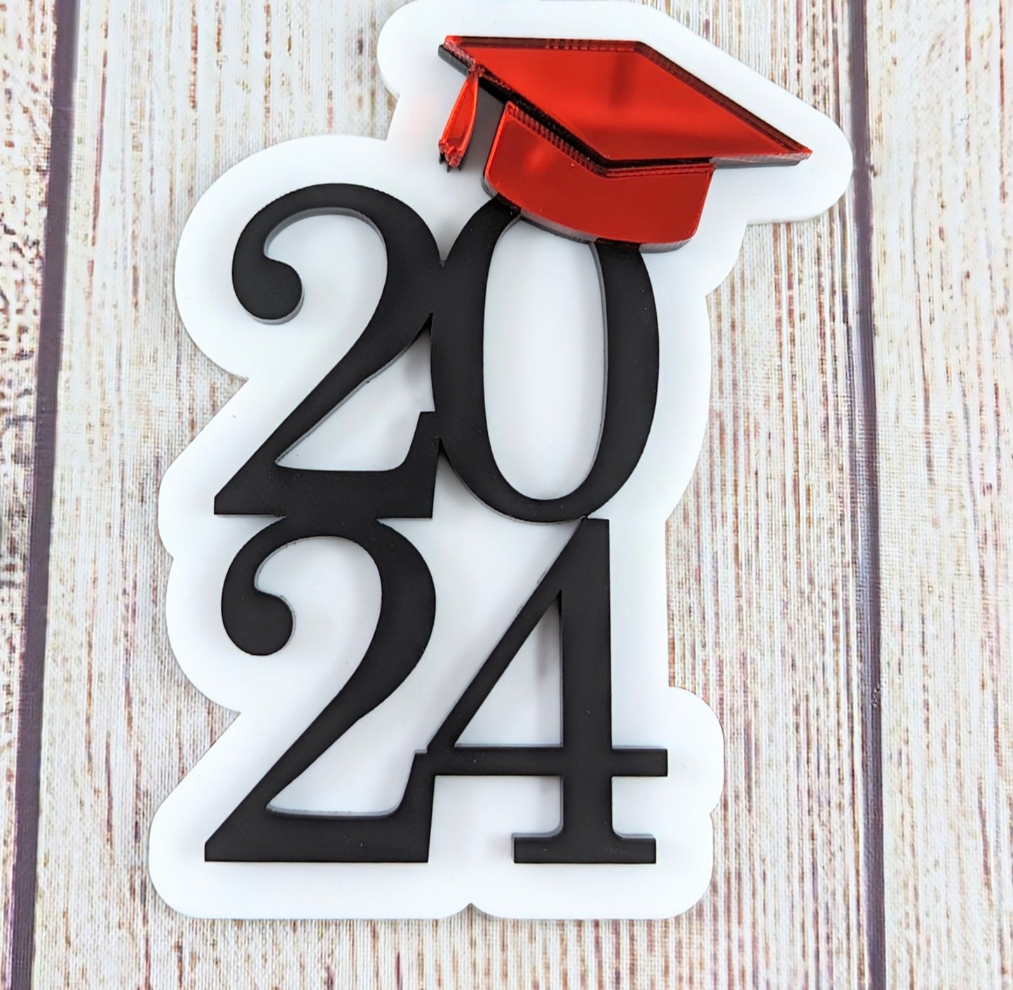 Grad 2024 Fridge Magnet (6 Color Options)