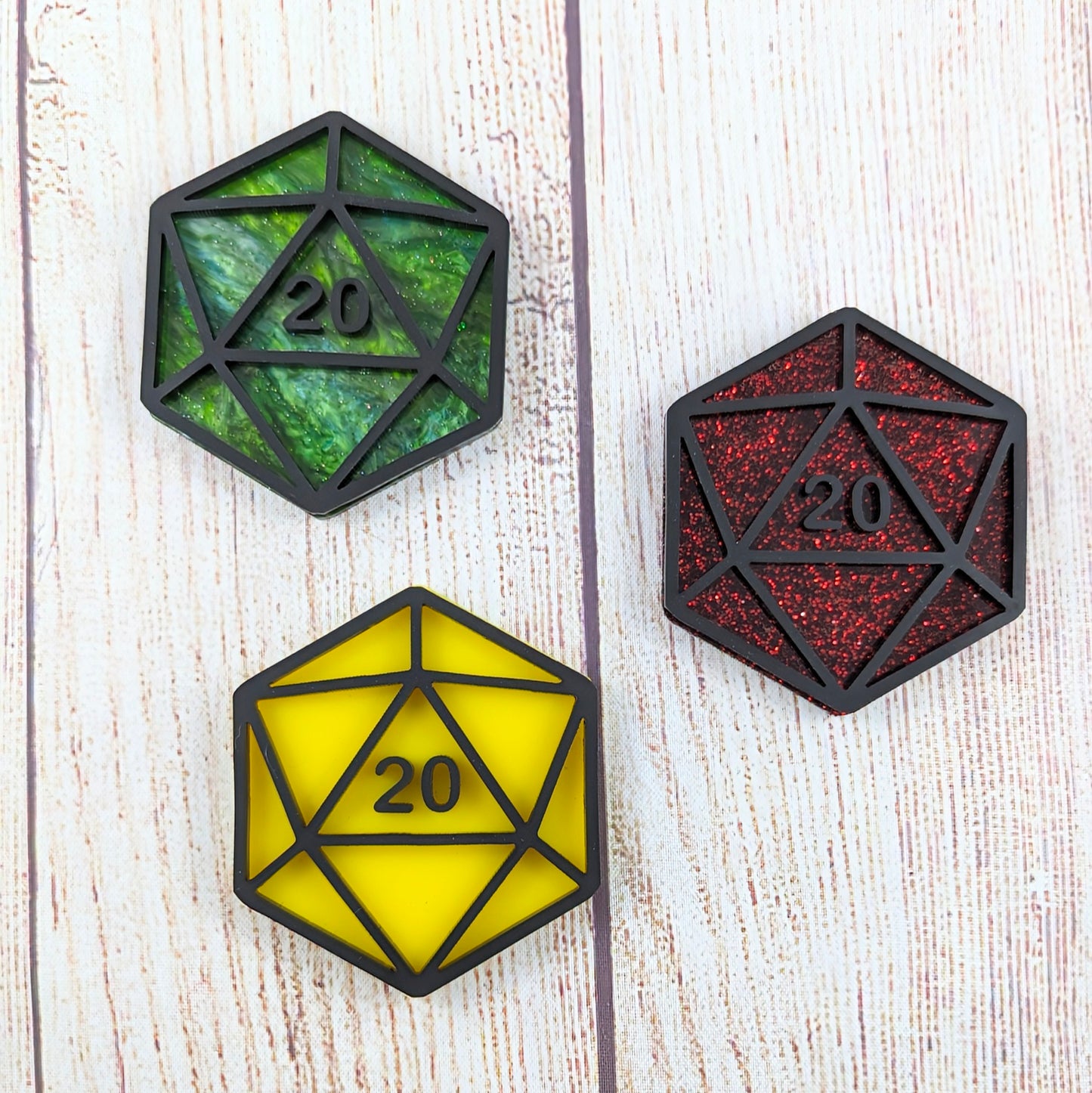 D20 Dice Fridge Magnet