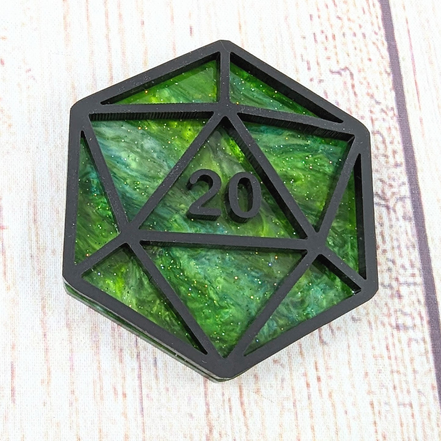 D20 Dice Fridge Magnet