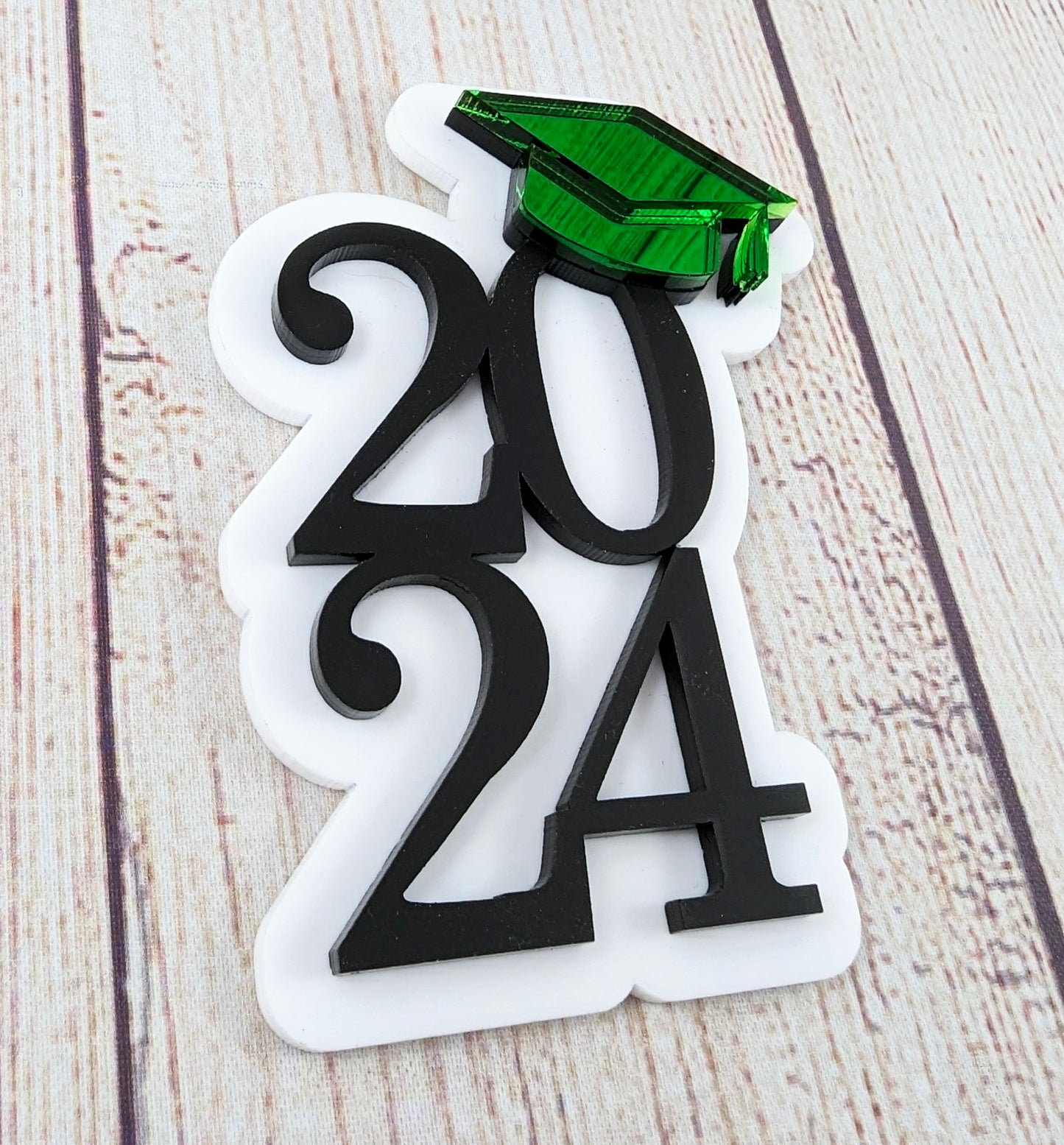 Grad 2024 Fridge Magnet (6 Color Options)