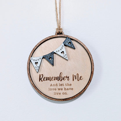 Remember Me Memorial Ornament