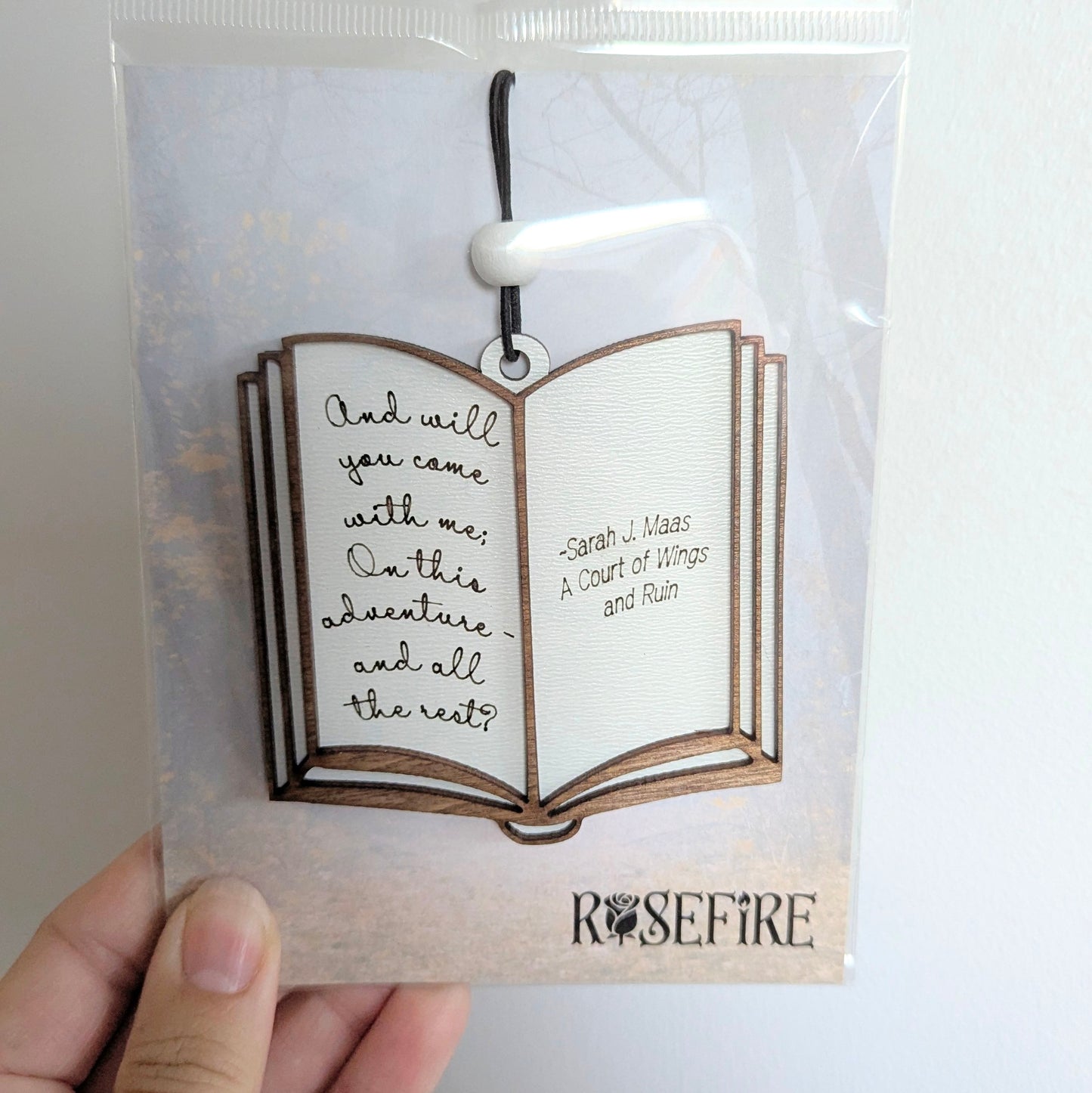 Open Book Ornament - Famous Quotes