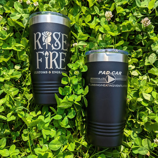 Custom Logo 20 oz. Ringneck Tumblers (Case of 24)