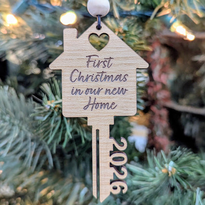 New Home Key Ornament 2026 (My home/Our Home)