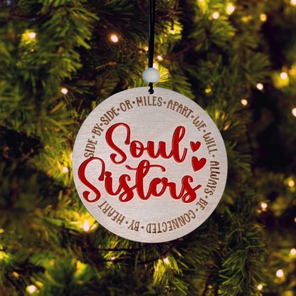 Soul Sisters Best Friend Ornament