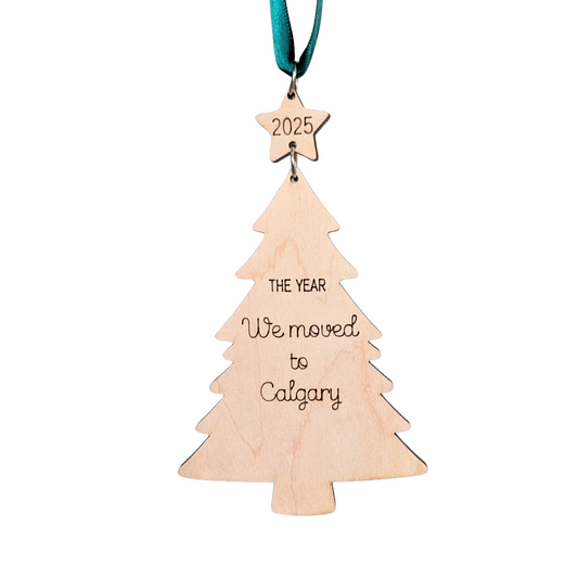 Custom 2025 "The Year" Trees - Commemorative Ornaments
