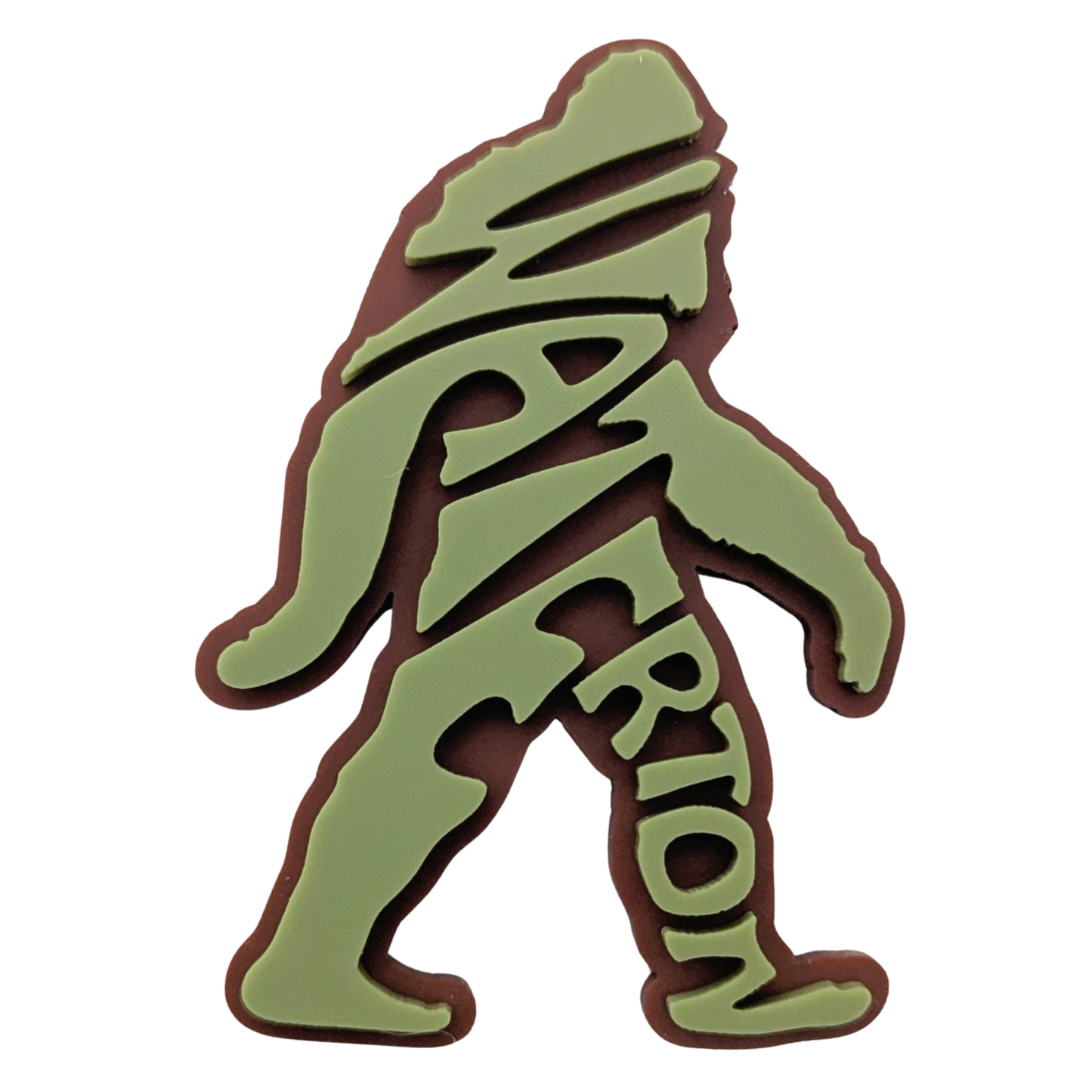 Waterton Sasquatch Typography Magnet (3D Acrylic)