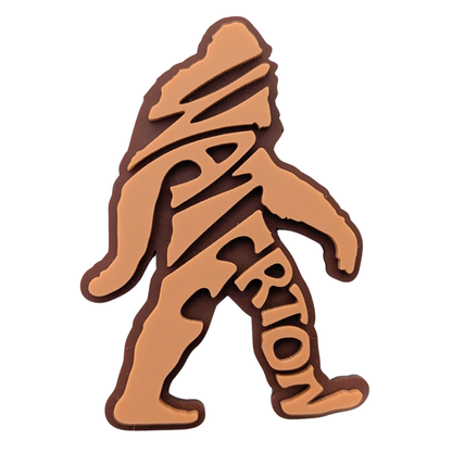 Waterton Sasquatch Typography Magnet (3D Acrylic)