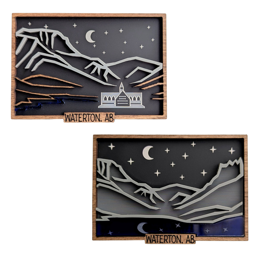 3D Picture Frame Magnet - Waterton Park Alberta