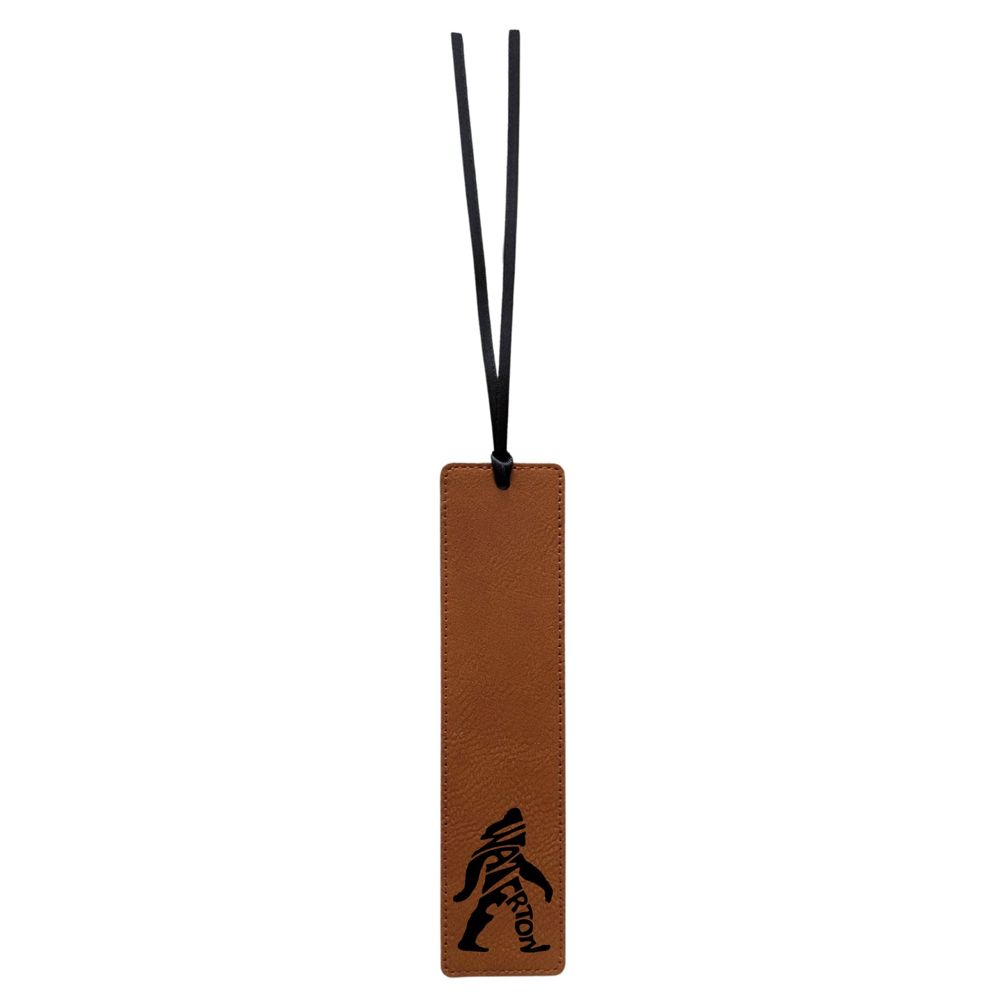 Waterton Bigfoot/Sasquatch Typography - Leatherette Bookmark