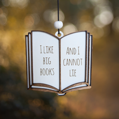 Open Book Ornament - I like big books and I cannot lie