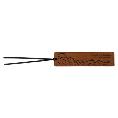 The Canadian Rockies - Leatherette Bookmark