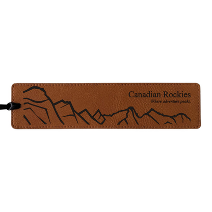 The Canadian Rockies - Leatherette Bookmark