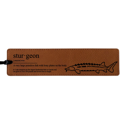 Sturgeon Definition - Leatherette Bookmark