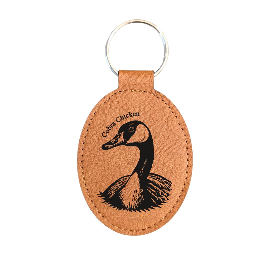 Cobra Chicken (Canada Goose) - Canada/Alberta Souvenir Keychain