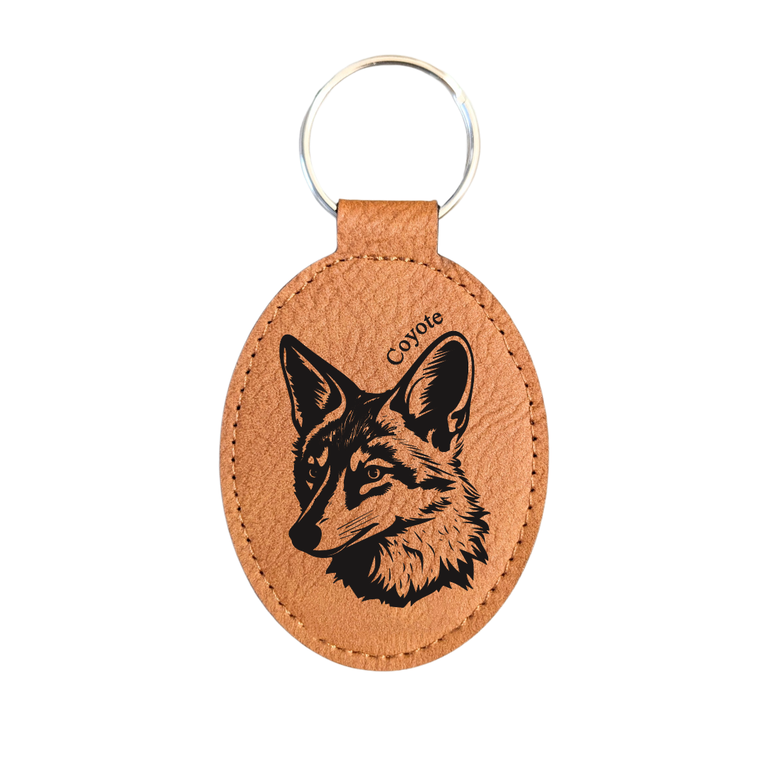 Coyote - Canada/Alberta Souvenir Keychain